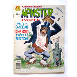 Cracked Monster Party Magazine King Kong Issue 12 Incredible Hulk Godzilla ET